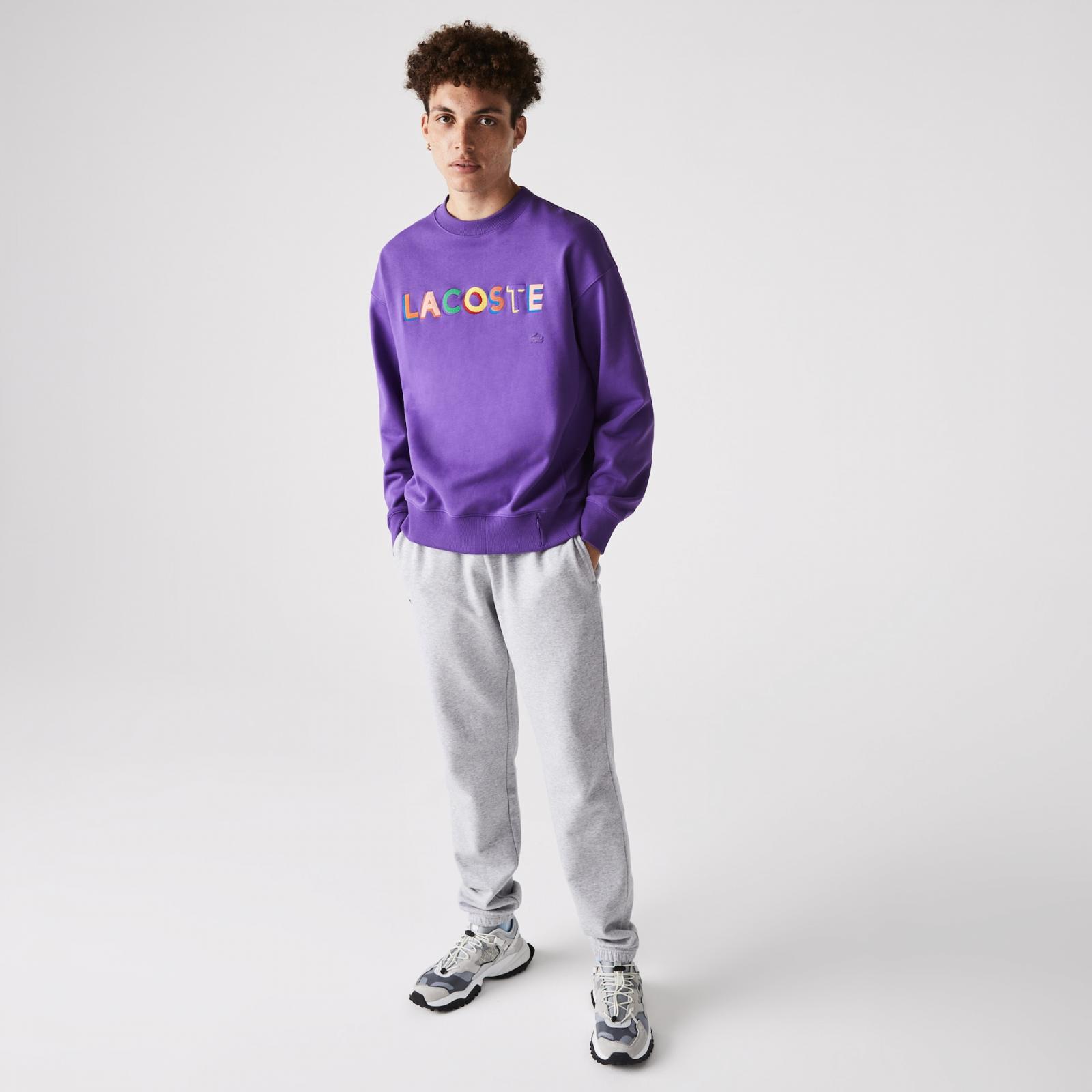 Pantalon de survêtement tennis lacoste sport en molleton uni deals
